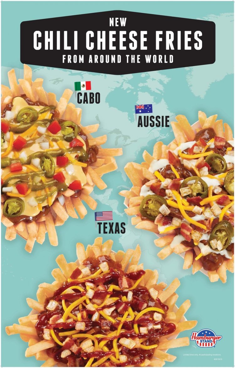 Hamburger Stand's New Chili Cheese Fries from Around the World Takes Taste Buds on a Delicious, Flavor-Filled Adventure