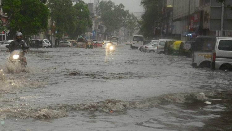 Heavy rainfall in many parts of Rajasthan