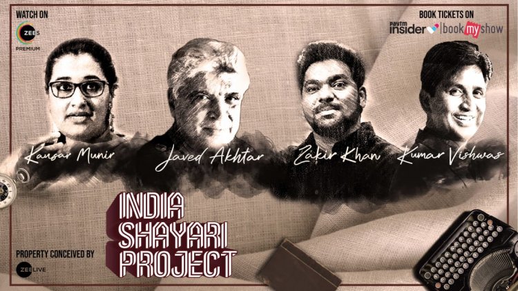India Shayari Project, a ZEE LIVE IP and ZEE5 exclusive, to witness the legendary Javed Akhtar in a grand headline act for Shayari lovers