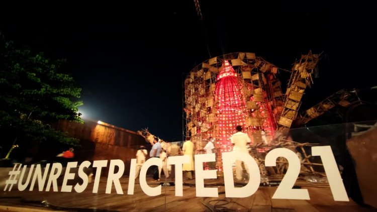 #UNRESTRICTED21 raises the bar globally with the magnum opus art installation