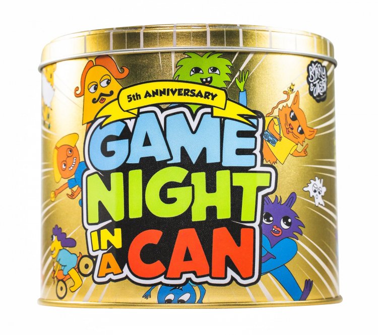 Barry and Jason Games Celebrates 5th Anniversary of Game Night In A Can with Special Edition