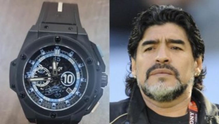 Maradona's stolen watch found in Assam, 1 arrested