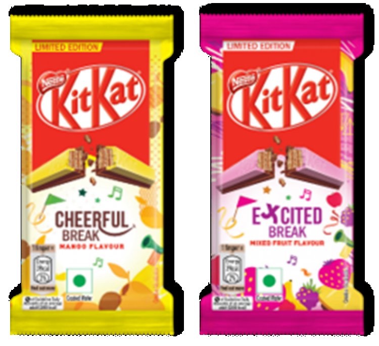 KITKAT launches Moodbreaks range with multi-colour KITKAT fingers in fruity flavours
