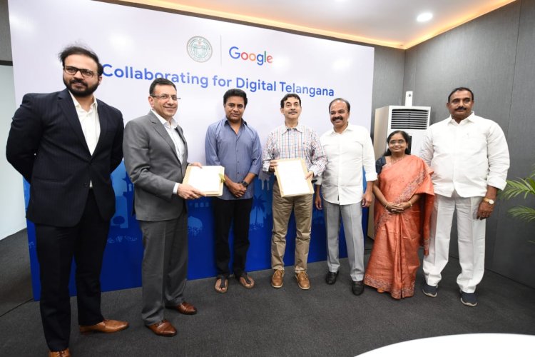 Google joins hands with Telangana government  to bring the benefits of digital economy to youth and women entrepreneurs
