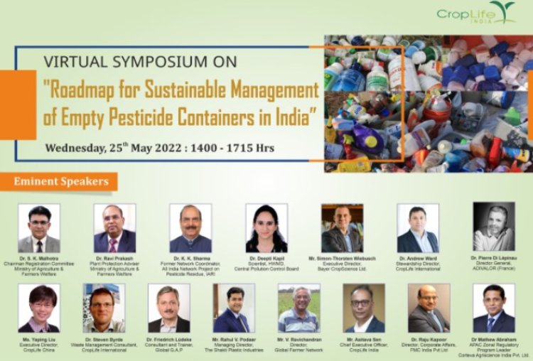Legalize Recycling of Properly Rinsed and Inspected Empty Pesticide Containers - CropLife India Paper Seeks a Robust Policy Framework
