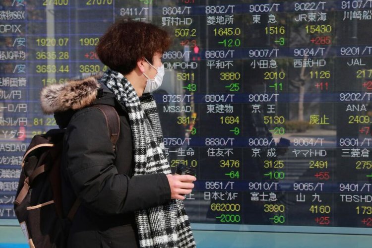 Asian shares rise, China trading closed for national holiday