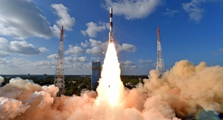 PSLV C-53 carrying Singapore satellites lifts off
