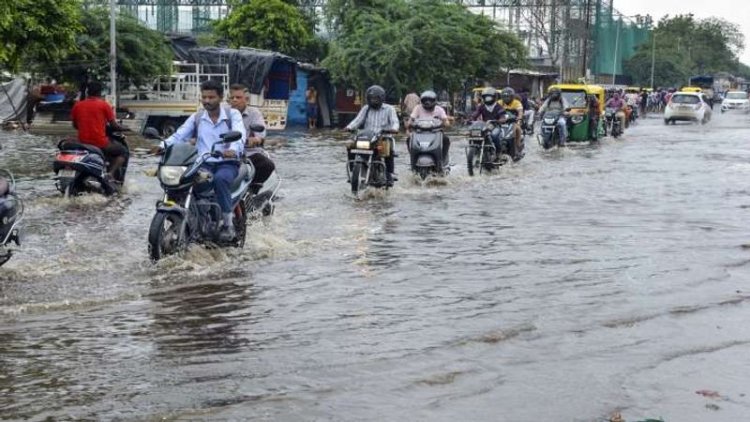 Flood-like situation in Ahmedabad after heavy rainfall