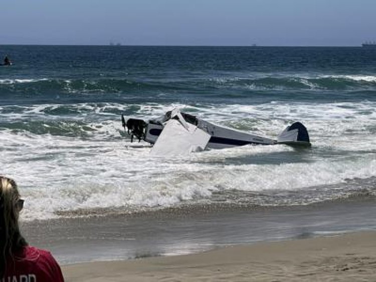 US: Plane crashes near lifeguard competition; pilot rescued