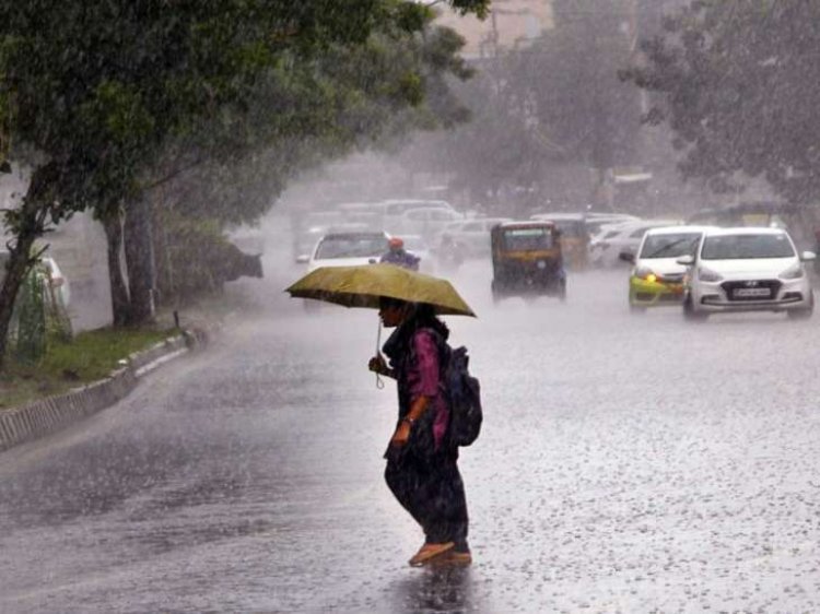 Light to heavy rainfall in Rajasthan