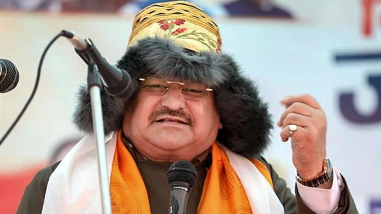 J P Nadda begins whirlwind tour of Himachal for pro-incumbency votes
