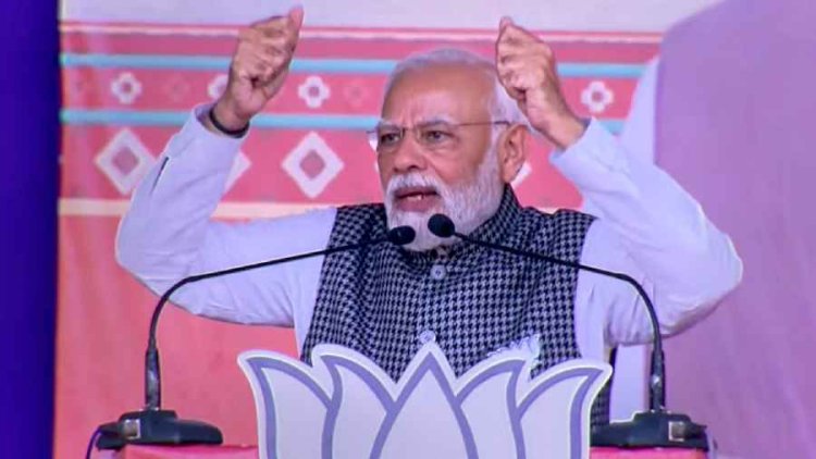 "Negative people do not have vision, can't think beyond political interests": PM Modi targets Congress in Rajasthan