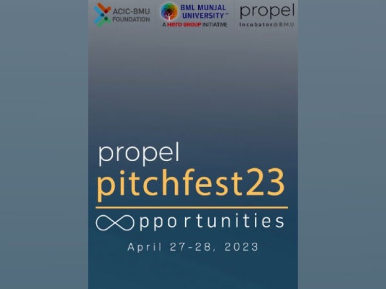 Atal Community Innovation Centre at BML Munjal University Announces USD 1 mn Funding for Startup Enthusiasts at Propel Pitchfest23
