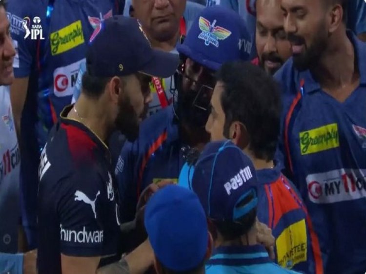 Virat Kohli once again gets into heated argument with Gautam Gambhir after Royal Challengers Bangalore beat Lucknow Super Giants