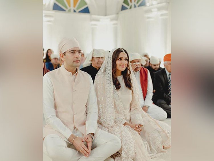 Parineeti Chopra shares pictures from her engagement ceremony, says, "felt surreal to be blessed"