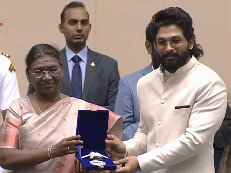 Allu Arjun receives his first National Award