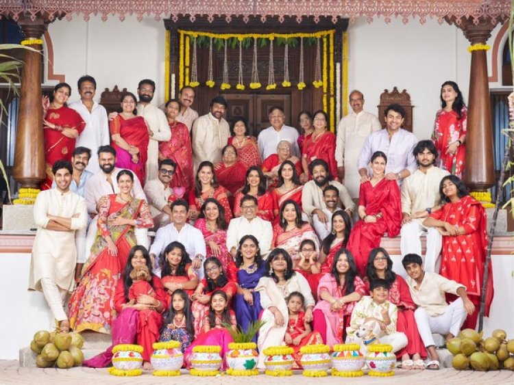 Chiranjeevi celebrates Sankranti with his entire family, see pic
