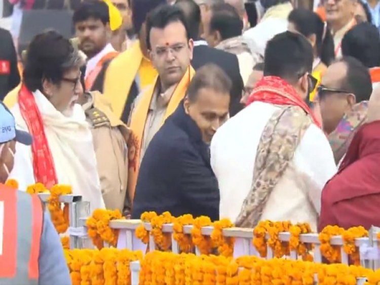 Amitabh Bachchan to Sachin Tendulkar celebrities join Pran Pratistha festivities in Ayodhya