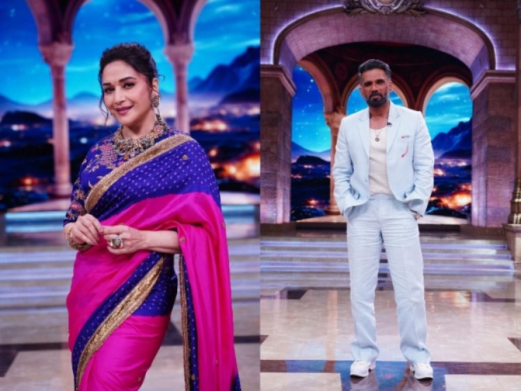 "I don't know why we never worked together before": Madhuri Dixit on co-judging 'Dance Deewane' with Suniel Shetty