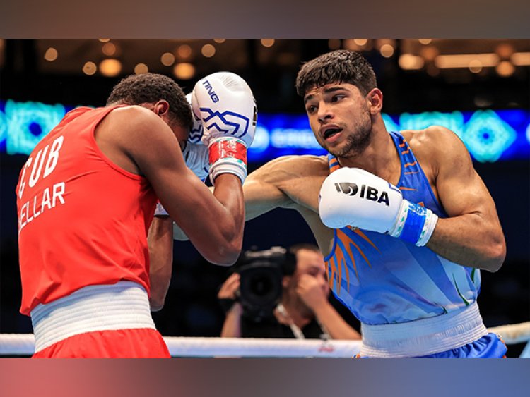 India's boxer Nishant one step closer to Paris Olympics 2024