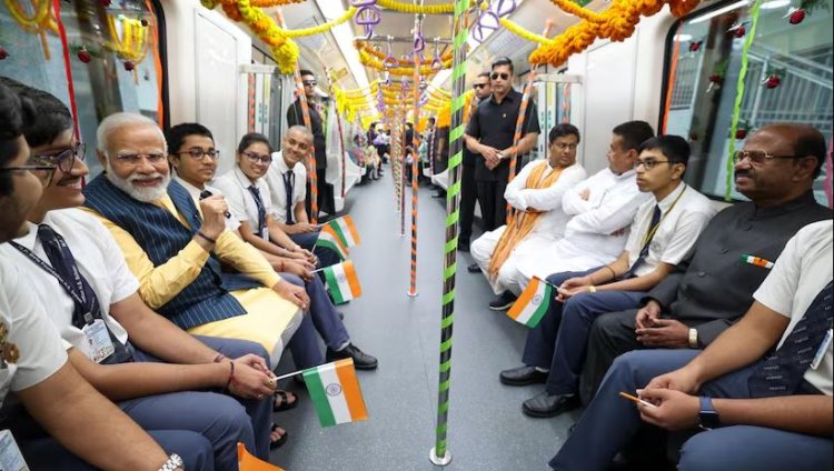 Country's first underwater metro train commences commercial services