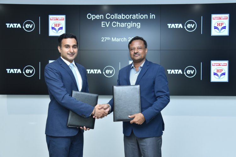 Tata Passenger Electric Mobility and Hindustan Petroleum Corporation Ltd partner to optimize EV charging infrastructure