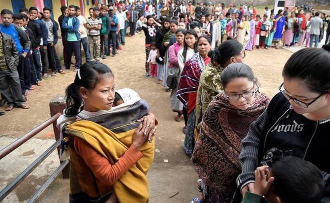Re-poll peace in one booth of Nagaland