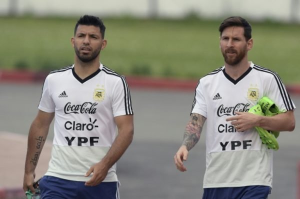 Messi and Aguero in Argentina Copa America squad