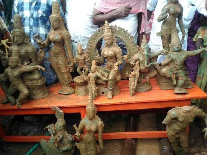 17 'panchaloha' idols unearthed in TN village