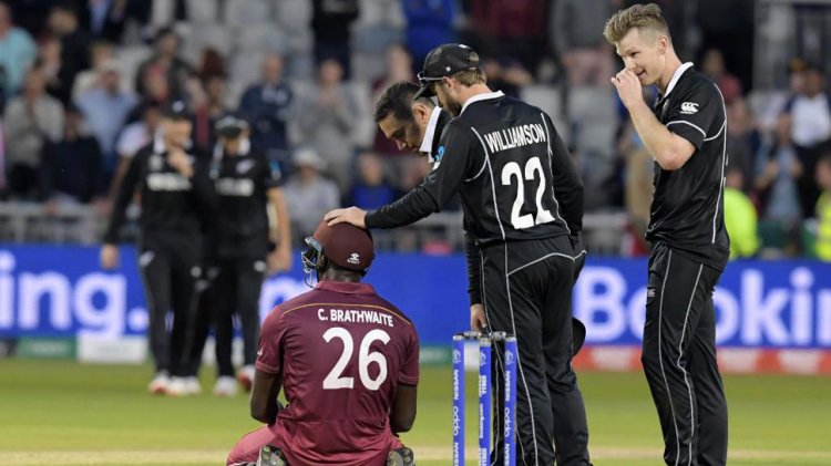 NZ fined for slow over-rate in their World Cup match against West Indies