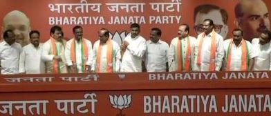 Several leaders from Telangana, Andhra join BJP