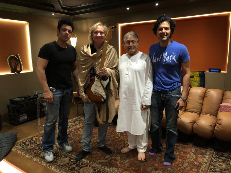 Amaan and Ayaan string along with the legendary Joe Walsh