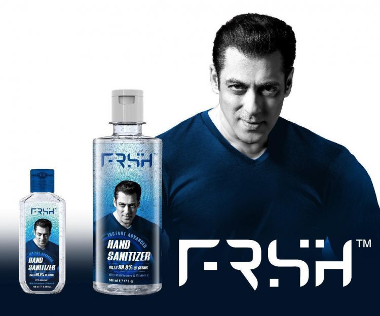 Superstar Salman Khan launches his own personal care brand - FRSH