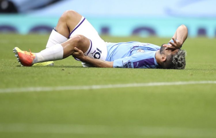 Aguero gives Man City injury scare during 5-0 win vs Burnley
