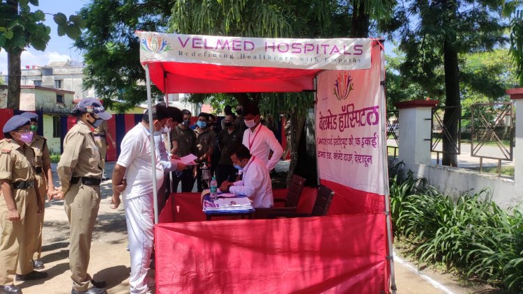 Velmed Hospital Dehradun Starts Three-Days Free Health Camp in Police Line