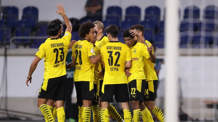 Bellingham scores on debut as Dortmund beats Duisburg 5-0
