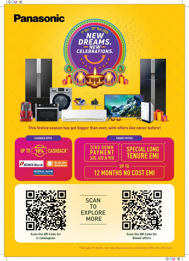 Panasonic gears-up for the festive season, with ‘New Dreams New Celebrations’ offers