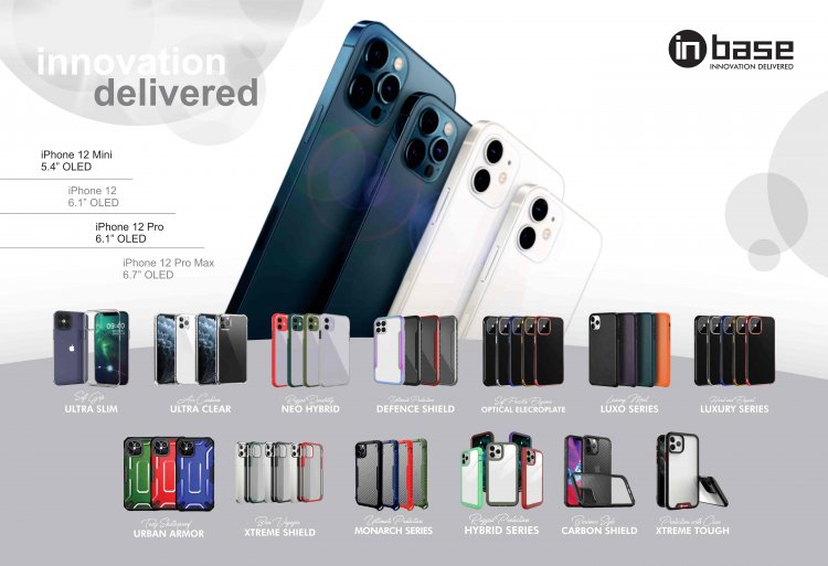 Inbase and IPAK launches iPhone 12 Covers and Accessories within Hours of Apple's 'Hi, Speed' Event