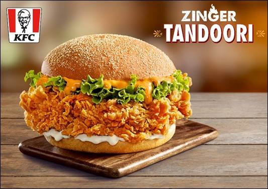 KFC presents all new Tandoori Zinger Burger