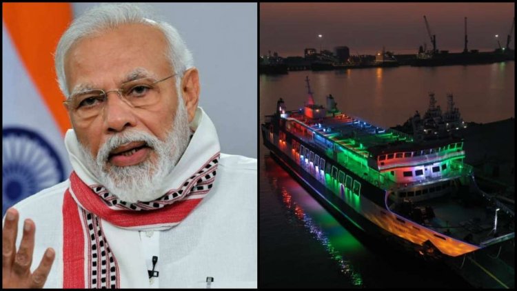 PM inaugurates Ro-Pax ferry service in Gujarat
