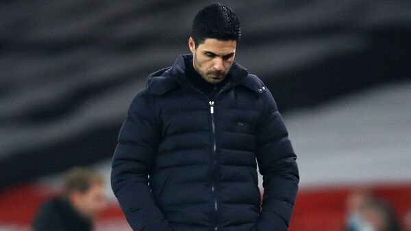Losing at home is painful: Arteta after defeat against Wolves