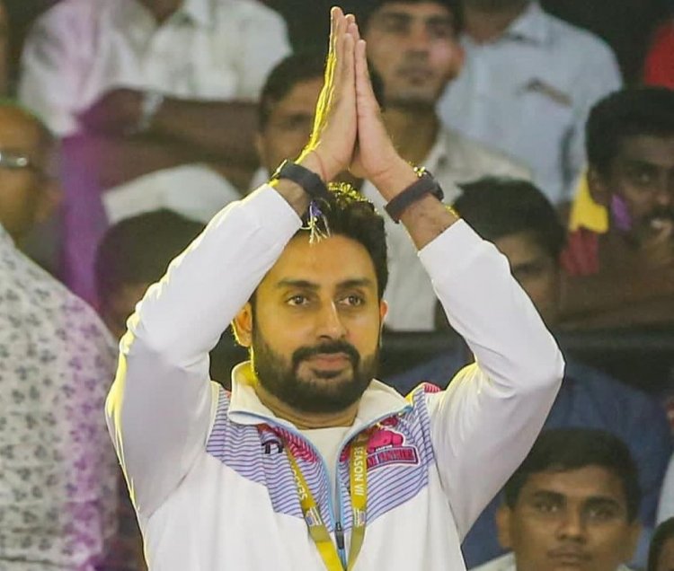 Abhishek Bachchan expresses gratitude to fans for showering love on Amazon Original docuseries, Sons of The Soil: Jaipur Pink Panthers