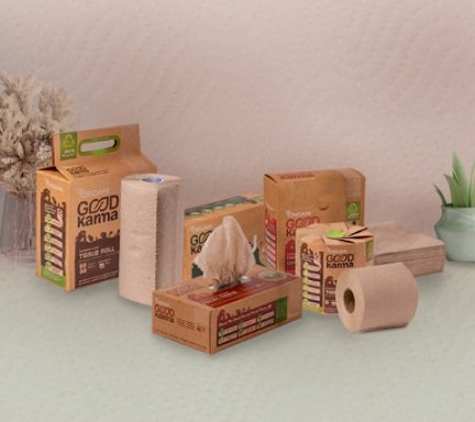 Leading Tissue Brand Origami Launches New 100% Recycled Range 'Good Karma'