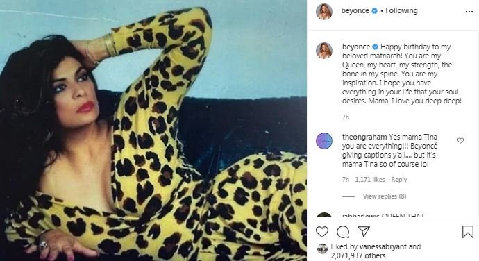 Beyoncé shares soul-stirring birthday wish for mother